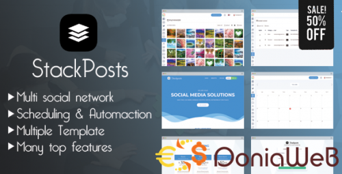 More information about "Stackposts V6.5 - Social Marketing Tool + All Modules (Extended version)"