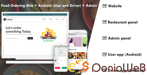 More information about "Food Delivery App, Driver App, Restaurant Panel and Admin Panel"