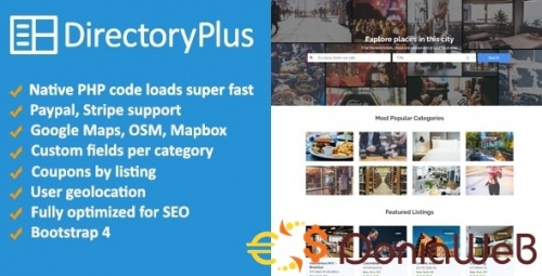 More information about "DirectoryPlus V1.08 - Business Directory Script"