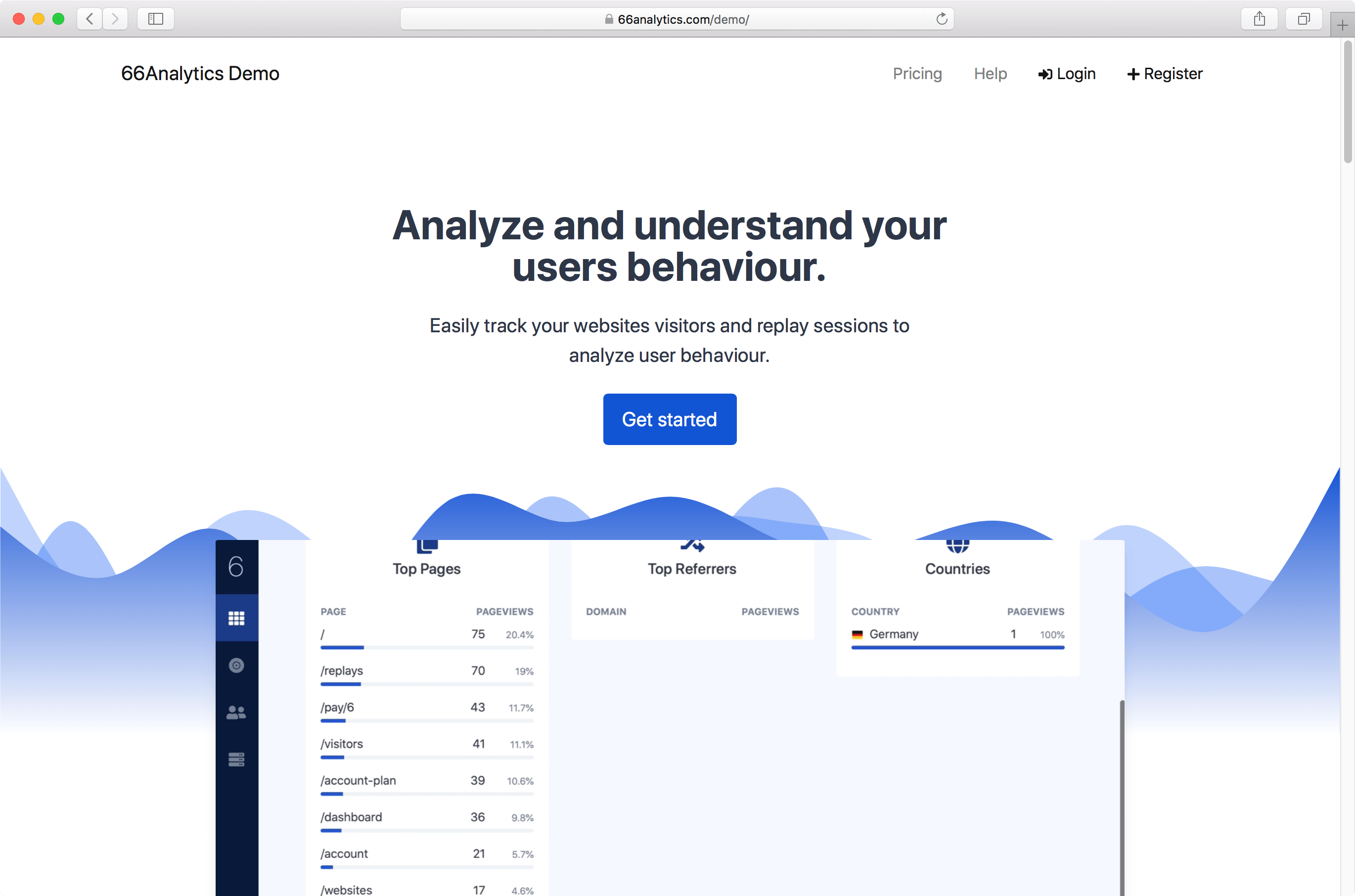 66Analytics [Extended License] - Website Traffic Analytics Platform