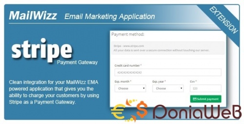 More information about "Mailwizz - stripe subscription"