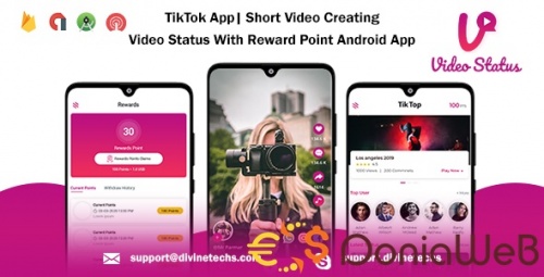 More information about "TikTok App| Short Video Creating - Video Status With Reward Point Android App"