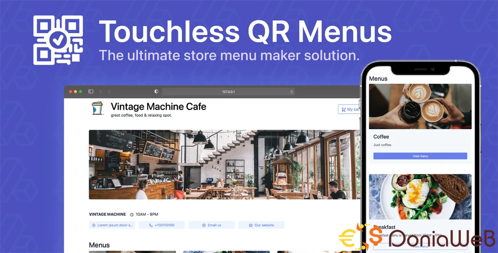 66qrmenu v20.0.0 [Extended License] - Touchless QR Code Menus