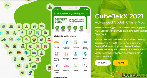 More information about "CubeJekX 2020 Advanced GoJek Clone App - V3cube v4"