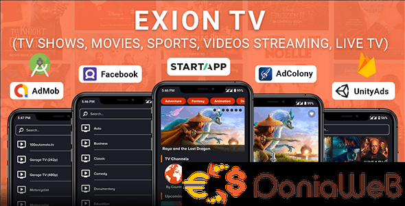 Exion TV - Watch Live TV with Movies (Live Streaming, IPTV, Shows, Series)