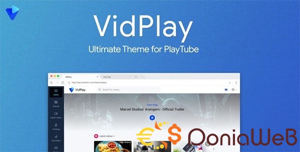 VidPlay v2.1.2 - The Ultimate PlayTube Theme