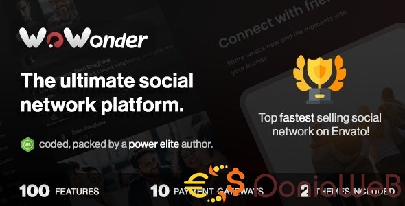 wowonder v4.0.1 is complete nulled