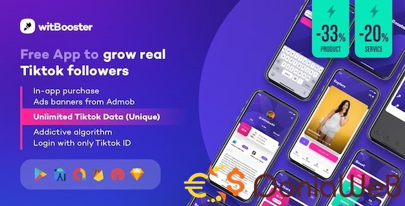 WitBooster v1.9.0 - Free App to grow real Tiktok video followers for Android