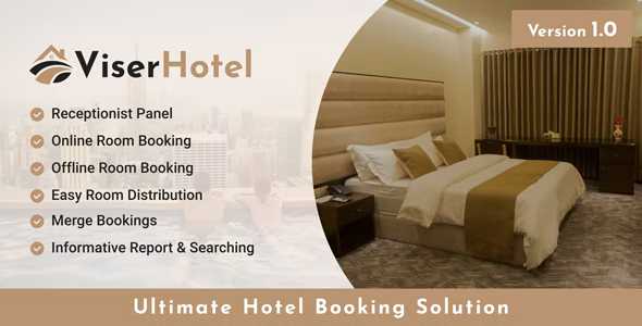 ViserHotel - Ultimate Hotel Booking Solution