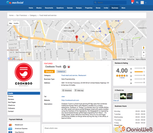 More information about "BUSINESS DIRECTORY/PAGE PLUGIN for Moosocial"