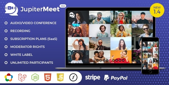 JupiterMeet Pro - White Label Video Conference