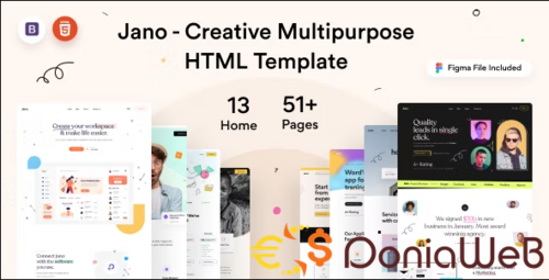 More information about "Jano - Creative Multipurpose Bootstrap 5 Template"