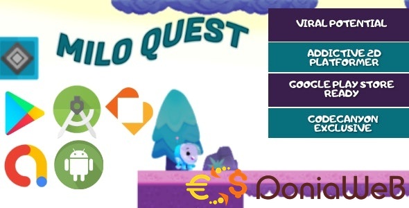 Milo Quest - Android Studio - BuildBox - Full Game Template