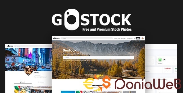 GoStock v4.7- Free and Premium Stock Photos Script
