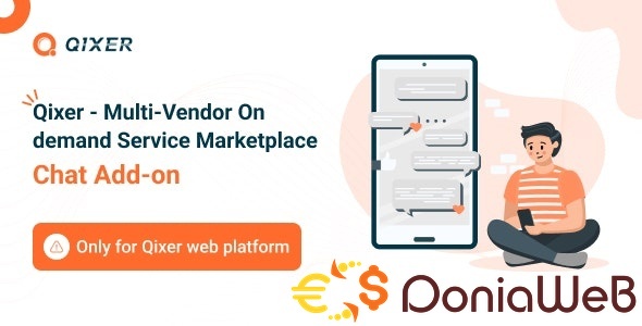 Live Chat Addon - Qixer Service Marketplace and Service Finder