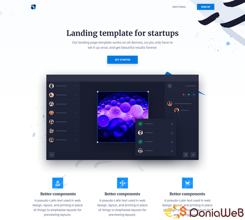 More information about "Splash - Landing Page Template For Startups"