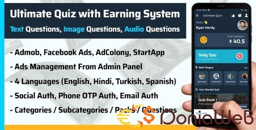 More information about "Play Quiz (Text,Image,Audio) & Earn Money"