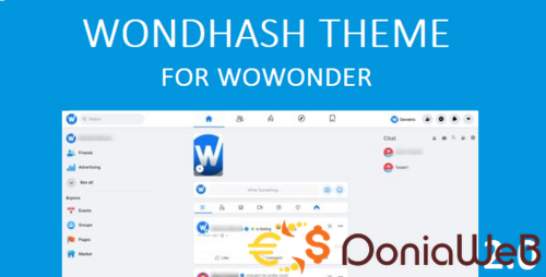 More information about "Wondhash 2.0 - Theme Wowonder Clone Facebook 2022"