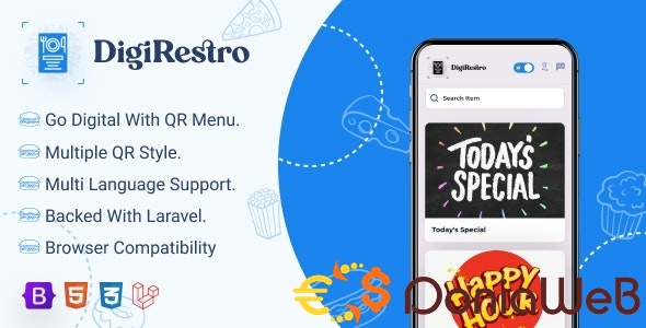 DigiRestro - Single Owner Multiple Restaurant QR Menu Generator