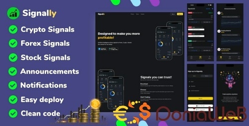 More information about "Signally - Forex, Stocks and Crypto Signals - Mobile & Web Complete Solution"