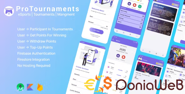 ProTournaments | Esports Tournament Management App (Kotlin/Firebase)