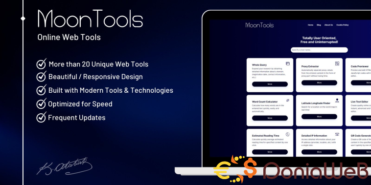 MoonTools – Online Web Tools