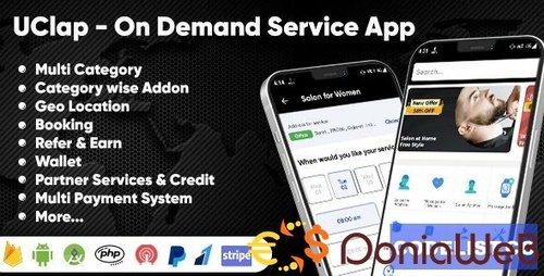 More information about "UClap v1.3 - On Demand Home Service App | UrbanClap Clone | Android App with Interactive Admin Panel"