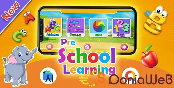 Best Kids Learning Preschool App on Android + Kids Game With Admob