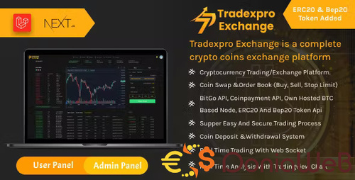 More information about "Tradexpro Exchange - Crypto Buy Sell and Trading platform, ERC20 and BEP20 Tokens Supported nulled"