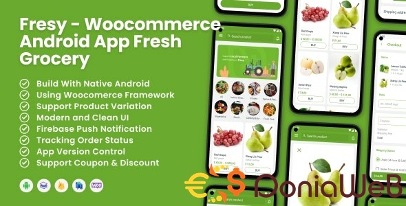 Fresy - Woocommerce Android App Fresh Grocery 2.0