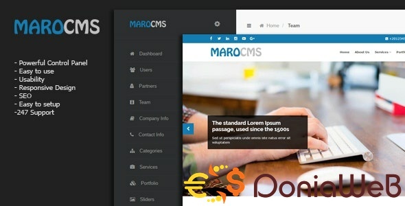 MaroCMS - Business CMS