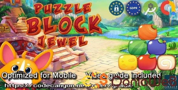 Puzzle Block Jewel V6 (Admob + GDPR + Android Studio)