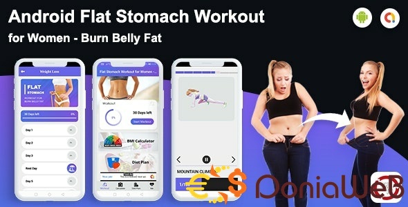 Flat Stomach Workout (30 days Workout Plan)