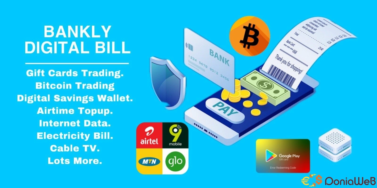 Bankly - Digital Wallet And VTU Payment System Nulled