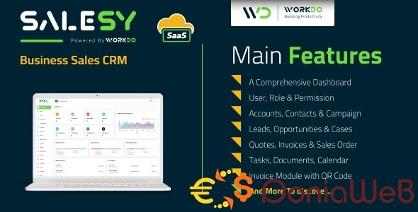 Salesy SaaS - Business Sales CRM