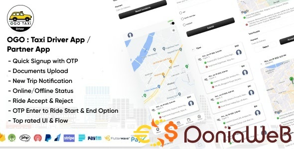 OGO : Taxi Driver App / Partner App