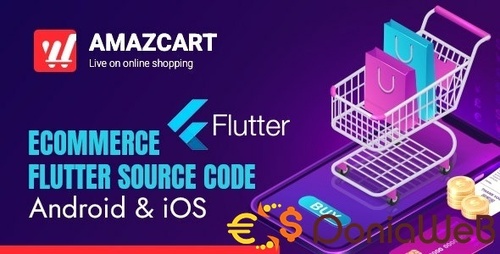 More information about "Amazy Flutter Amaz Cart - Ecommerce Flutter Source code for Android and iOS"