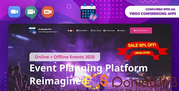 Eventmie Pro- Online-Offline Event & Classes Ticket Selling & Management Multi-vendor Platform