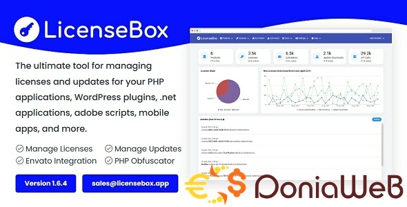 LicenseBox - PHP Licenser and Updates Manager