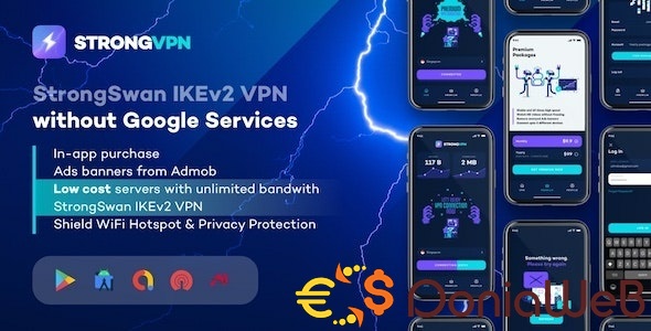 StrongVPN - StrongSwan IKEv2 VPN stable & free VPN proxy for Android