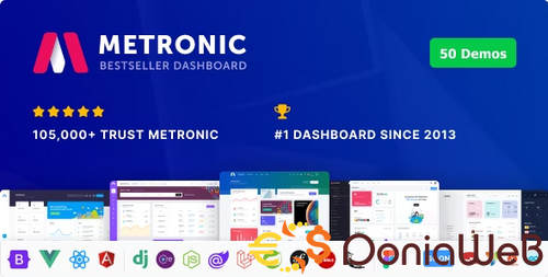 More information about "Metronic | Bootstrap HTML, VueJS, React, Angular, Asp.Net, Django & Laravel Admin Dashboard Theme"