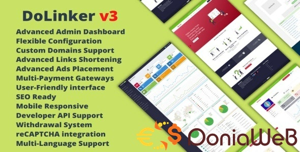 DoLinker - Ultimate URL Shortener Platform (SaaS).