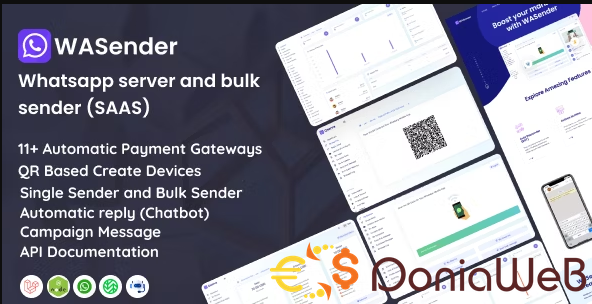 WASender - Whatsapp server and bulk sender (SAAS)