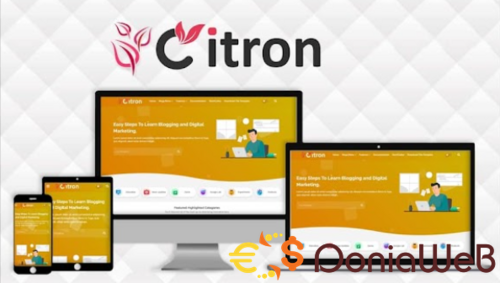 More information about "Citron - Responsive & SEO Blogger Template"