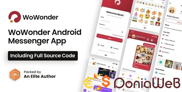 WoWonder Android Messenger - Mobile Application for WoWonder Social Script