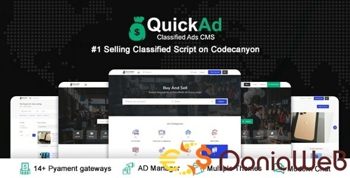 More information about "Quickad Classified Ads CMS PHP Script"