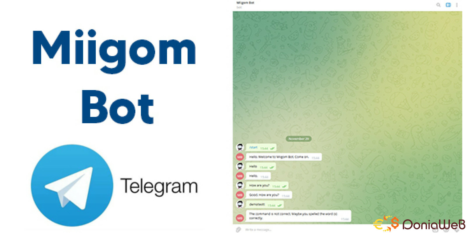 Miigom Bot - Telegram Bot PHP