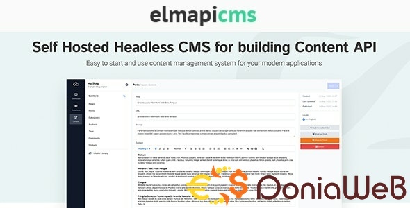 ElmapiCMS - Headless CMS for building Content API