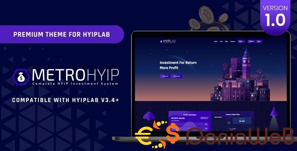 METROHYIP – Premium Theme For HYIPLab