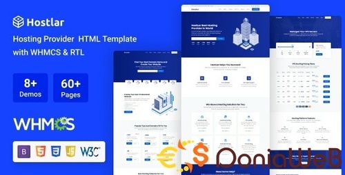 More information about "Hostlar – Domain Hosting Provider HTML Template with WHMCS and RTL"